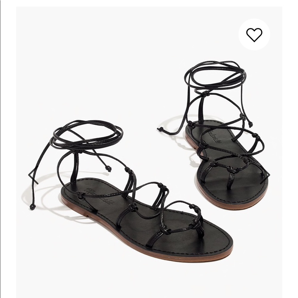 Madewell “The Boardwalk” lace up sandal